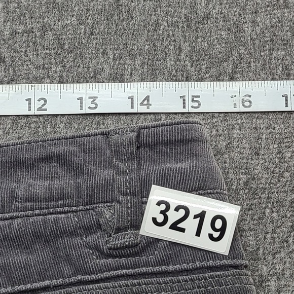 Wit & Wisdom Corduroy Pants Womens 10 Grey NEW Straight Leg Absolution Nordstrom - Picture 9 of 9